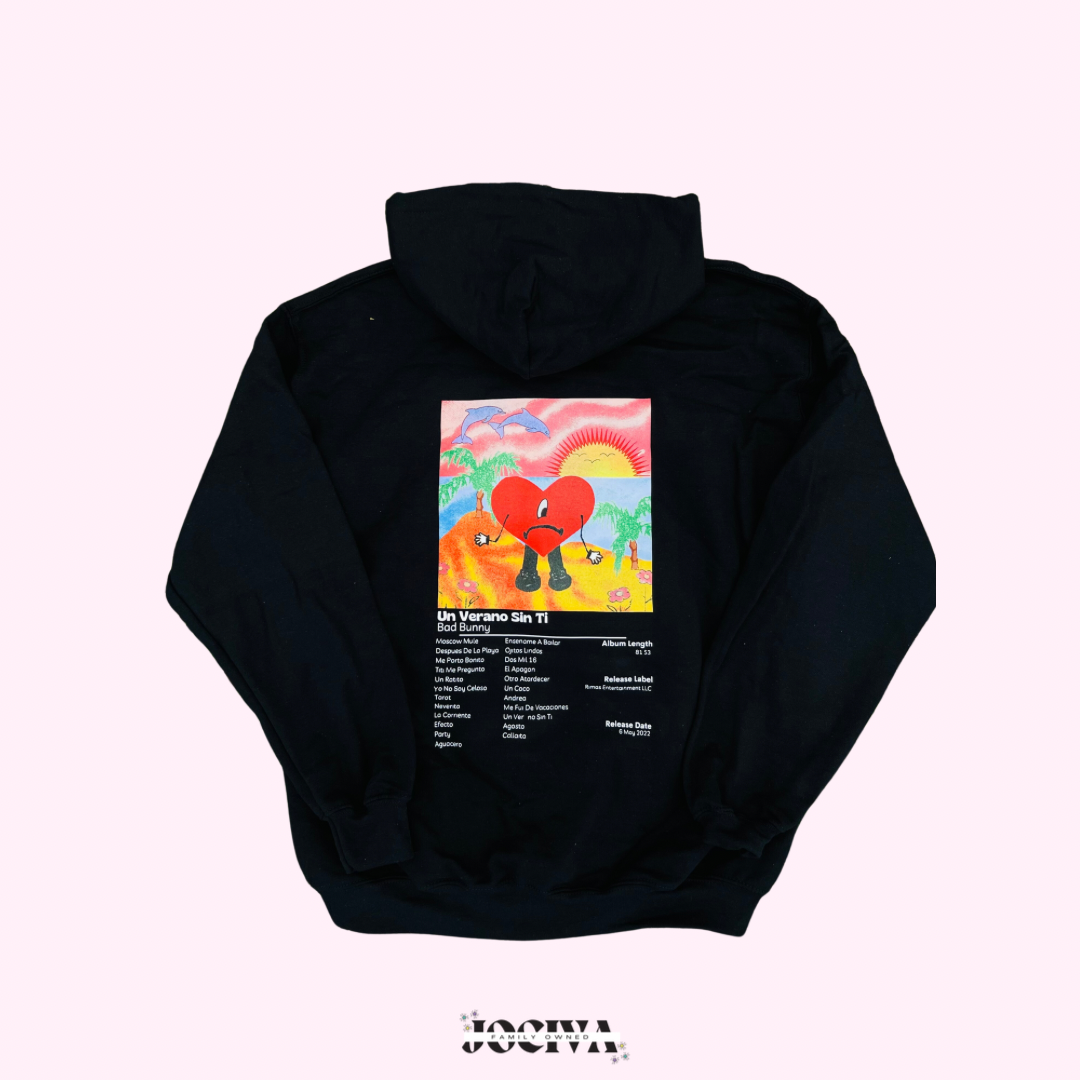 Un Verano Sin Ti Track List Hoodie